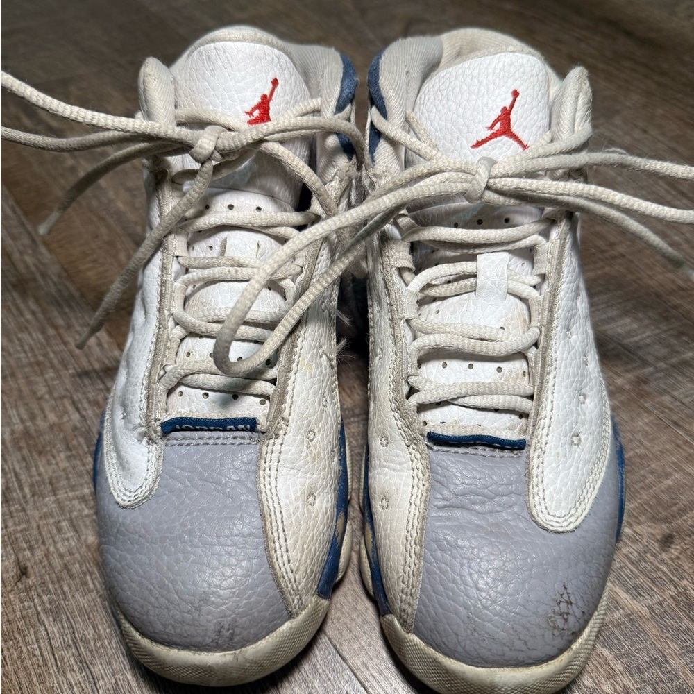 Jordan Kids Sneakers - White, Gray, Blue, Red